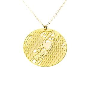 New Aminimal Studio Gold Urban Grid Necklace